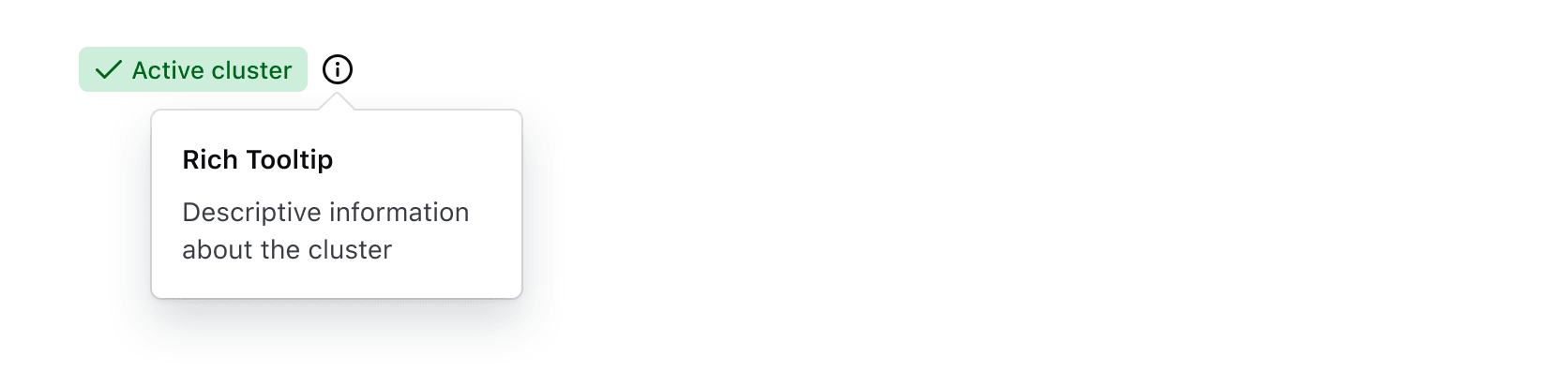 Example of pairing the default toggle with a Badge